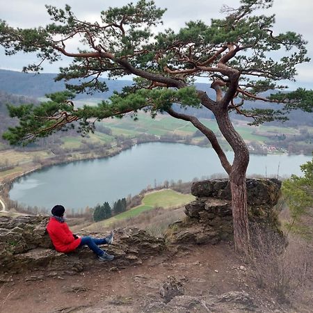 Laendliche Fewo Wildblume, 4 Km Zum Stausee Happurg Exterior foto